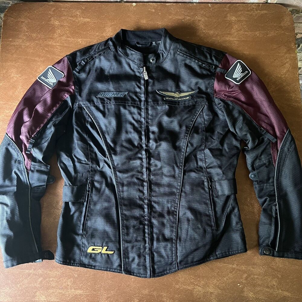 Joe Rocket Honda Gold Wing Motorcycle Padded Racing Jacket Women's S.